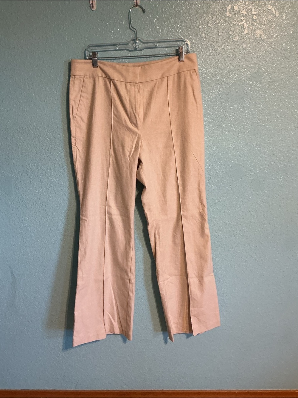 LOFT Neutral Beige Dress Pants
